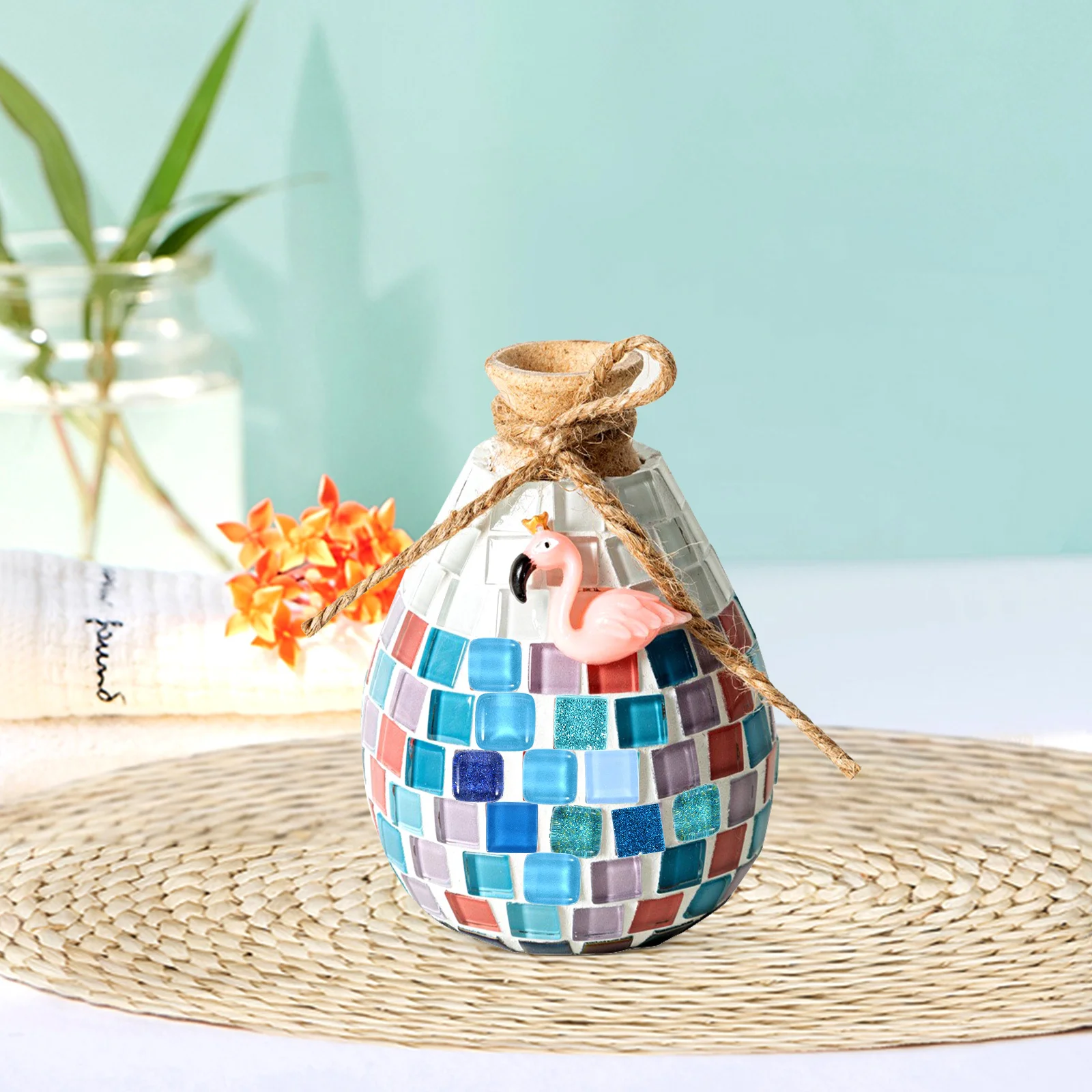 

1 Bucket Of Mosaic Decor Diy Tiles Glass Pieces For Craft Home Garden Decor Diy Supplies Handmade Tiles Stones
