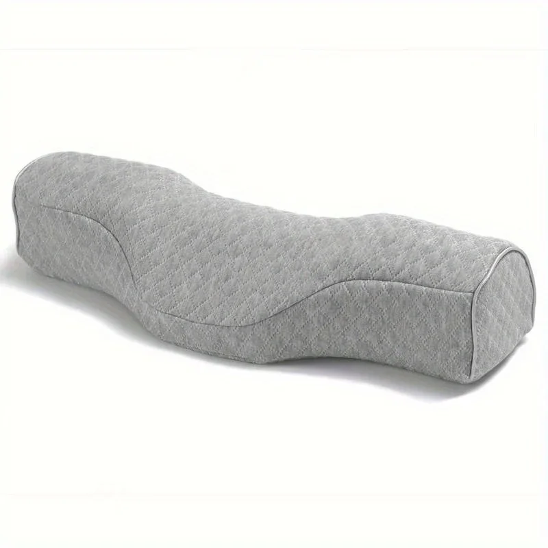 Neck Pillow Cervical Pillow Cylindrical Memory Foam Stiff Neck Relax Sleeping Travel Bolster Pillow for Bed Back Sleepers