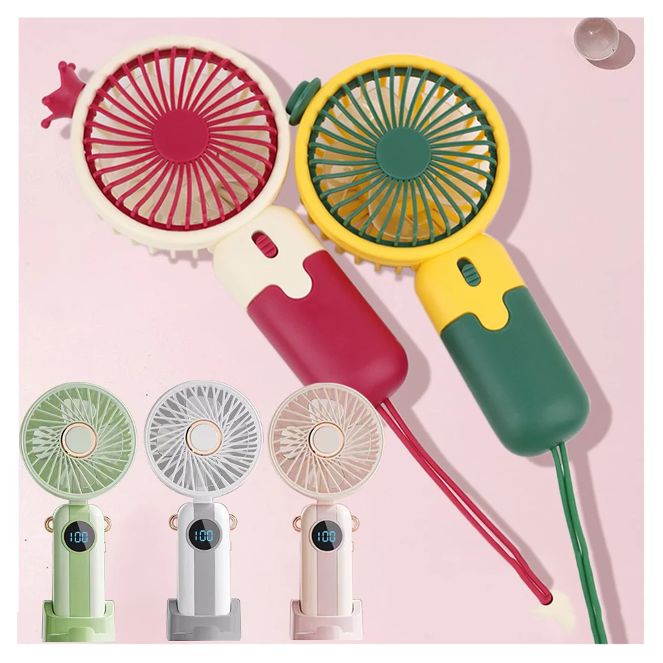 

Eyelash Grafting Cooling Fan,USB Rechargeable LED Display Desk Fan,Baby Stroller Fan,Water Spray Mini Fan,Portable Handheld Fan