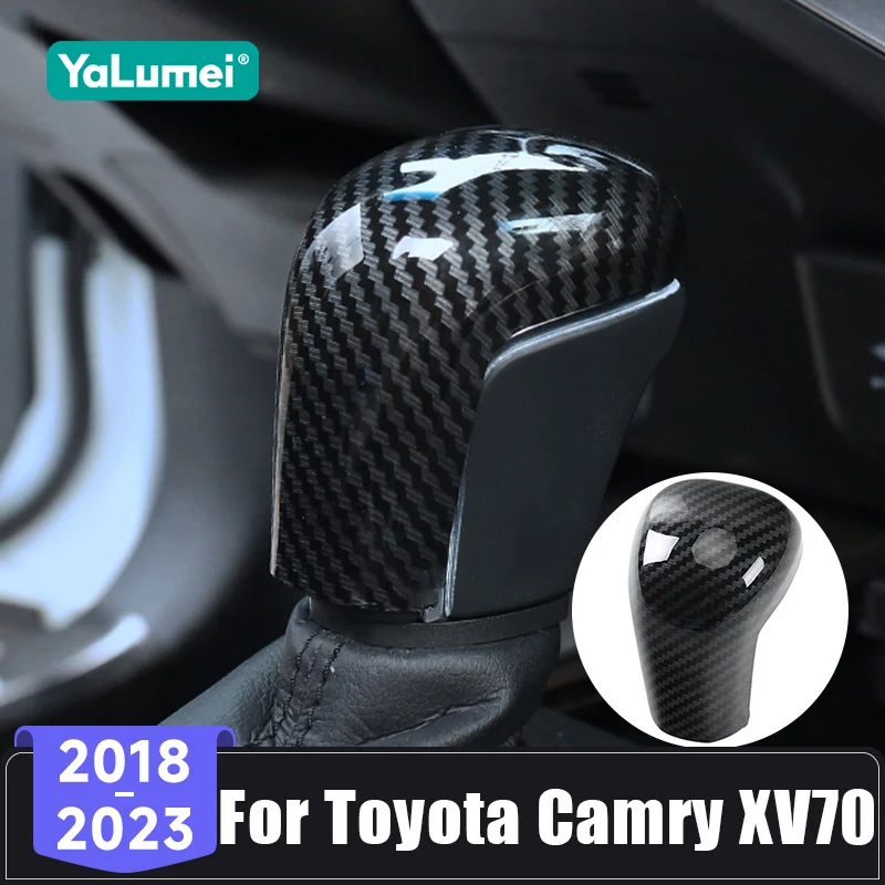 Für Toyota Camry XV70 70 2018 2019 2020 2021 2022 2023 ABS Auto Getriebe Schaltknauf Griff Trim Abdeckung Nicht-slip Aufkleber Zubehör