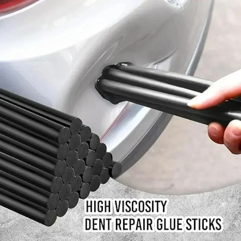 7/11mm preto cola quente vara corpo do carro dent paintless remoção reparação tira diy artesanato forte cola adesiva vara derreter adesivo