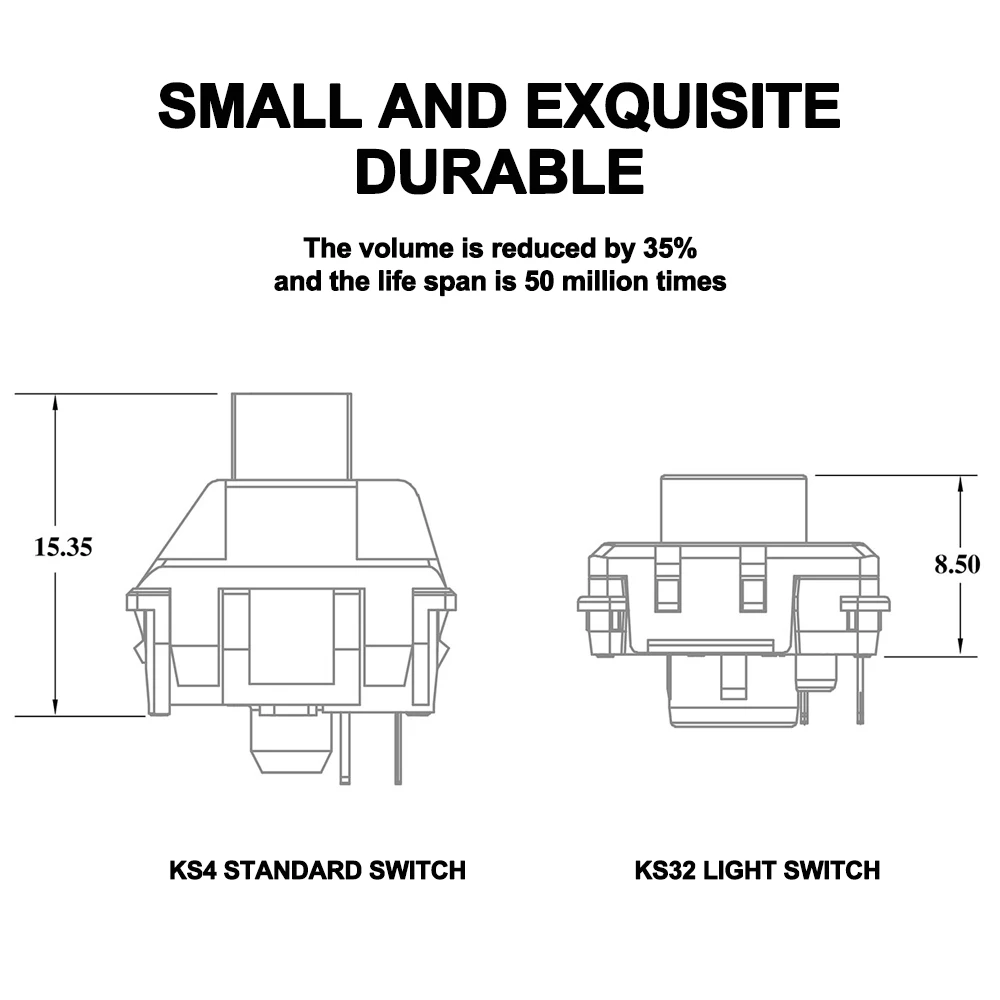 Arcade TTC Low Profile Switches for Mechanical Buttons Click Linear Blue Red Brown Low Profile Mechanical Buttons Switches