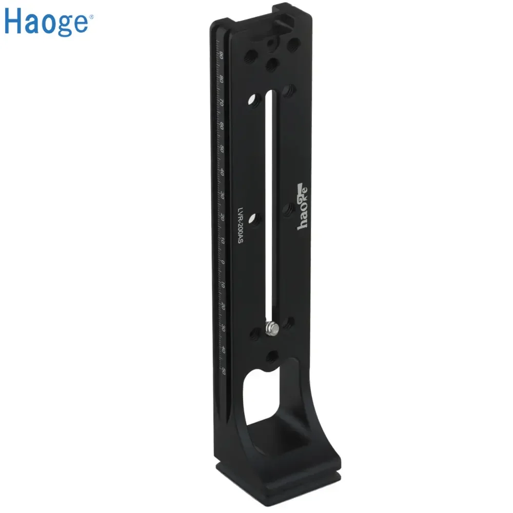 Haoge 200mm Dual Verzahnt Nodal Rutsche Vertikale Schiene mit 90 Grad Schnelle Release