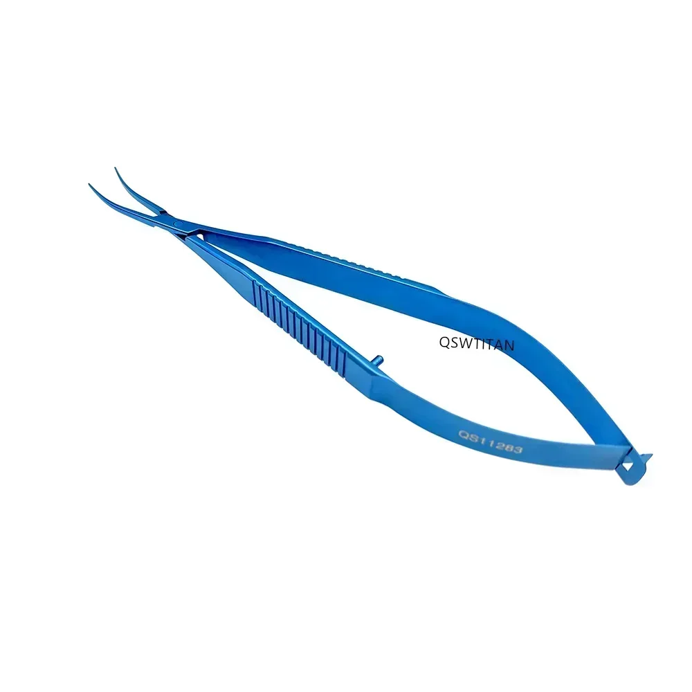 Strumento chirurgico oftalmico: pinza per lenti stile Clayman Kratz in titanio