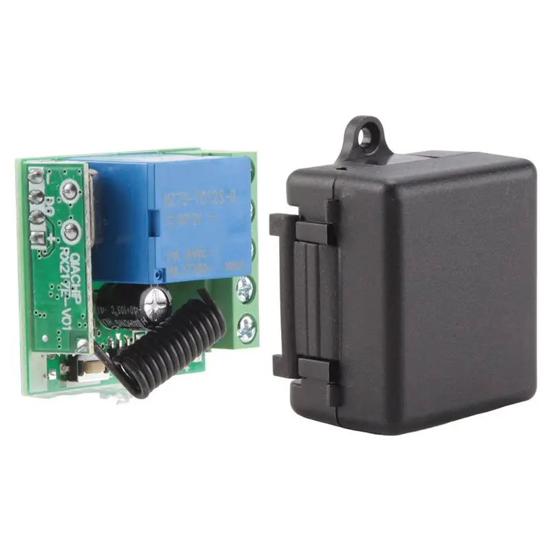 Stylish-6X DC12V 1CH 433Mhz Universal Wireless Remote Control Switch RF Relay Receiver 433 Mhz Transmitter Button Module DIY Kit