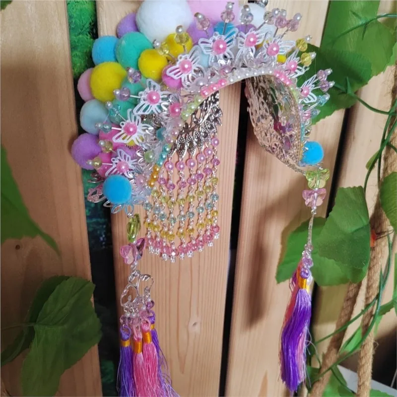 4Colors Creative Chinese Doll Headdress For Doll Headcircumference 15-21cm Simple Chinese Doll Headwear Doll Accessories LJ051