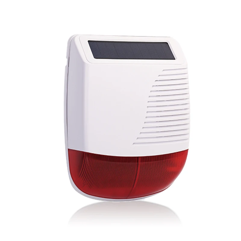 

433MHz Wireless Outdoor Solar Siren Home Alarm System Kit Security Alarm System Outdoor Siren