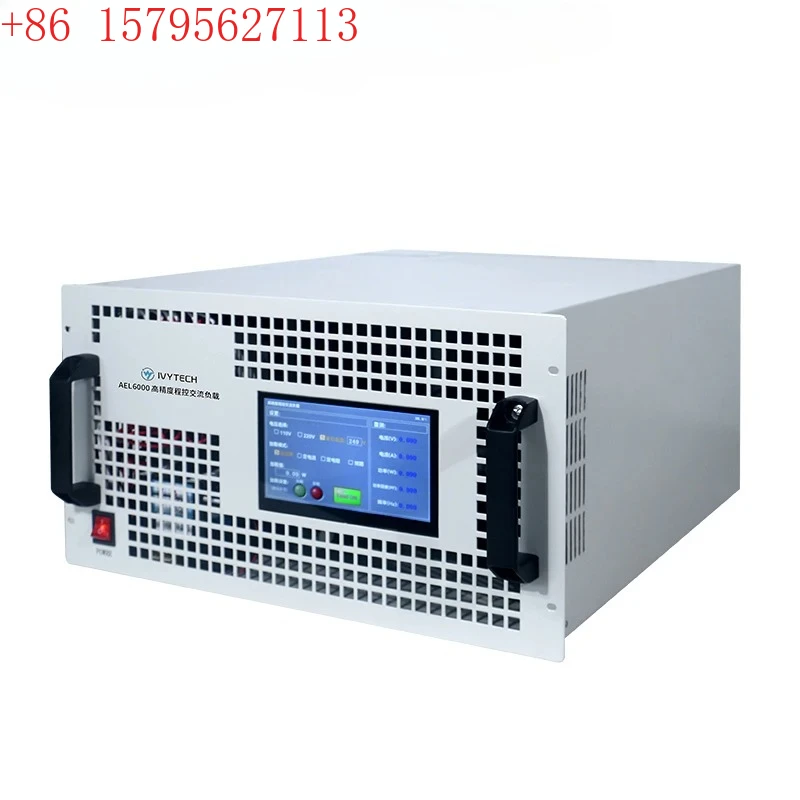 

AEL6000/3000 высокоточная программируемая нагрузка переменного тока 7-дюймовый сенсорный экран мощностью 6000 Вт