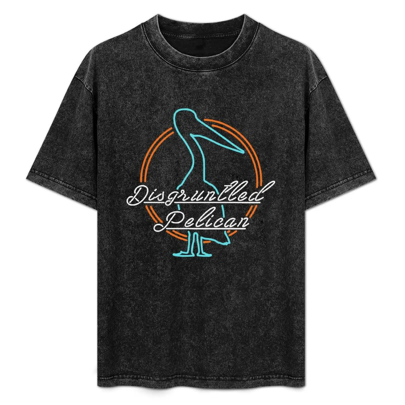 

Disgruntled Pelican (Retro) T-Shirt Long Lasting Casual T-Shirt
