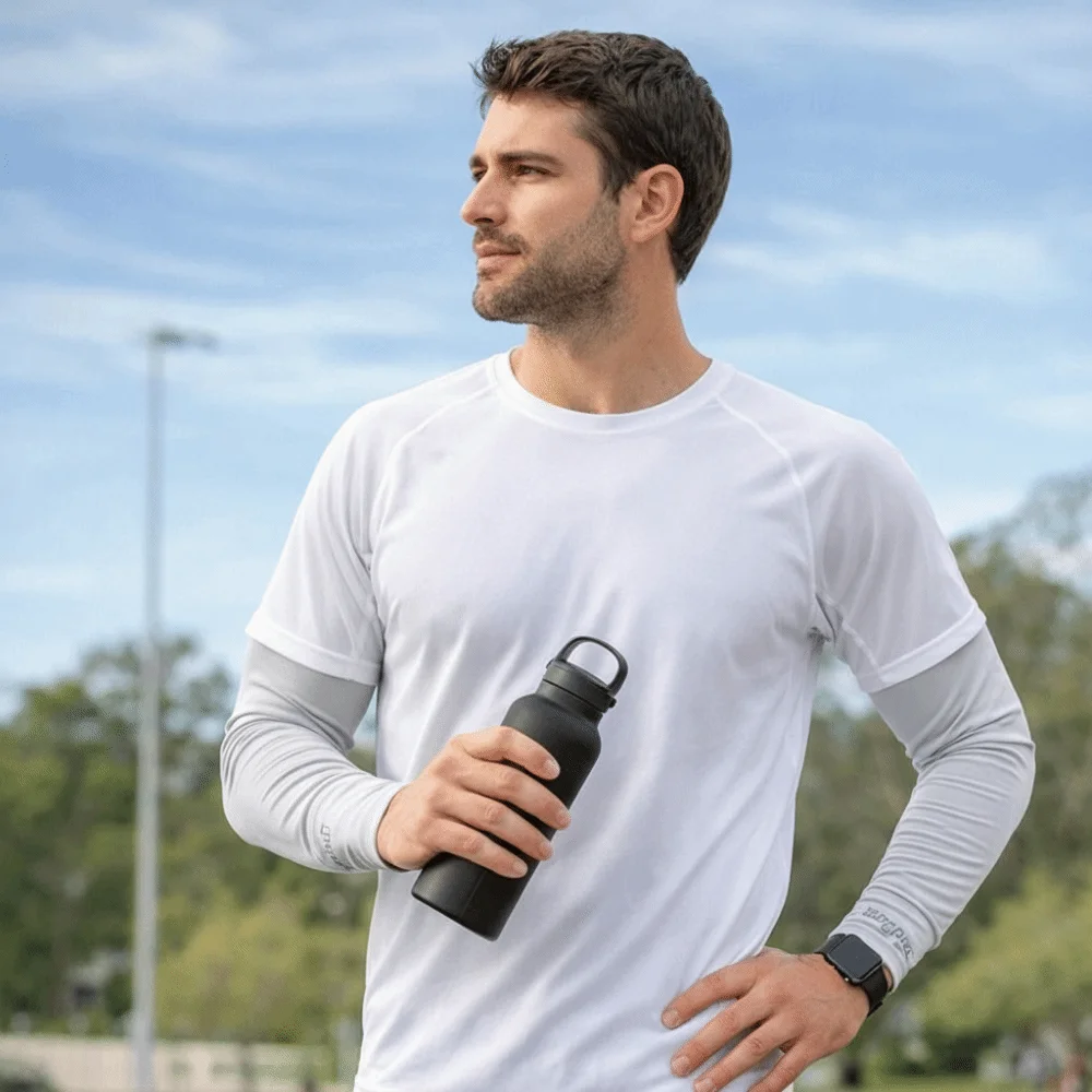 

Охлаждающие рукава из ледяного шелка: дышащие, с защитой от УФ-излучения, солнцезащитные, нескользящие, больших размеров, длинные, для вождения