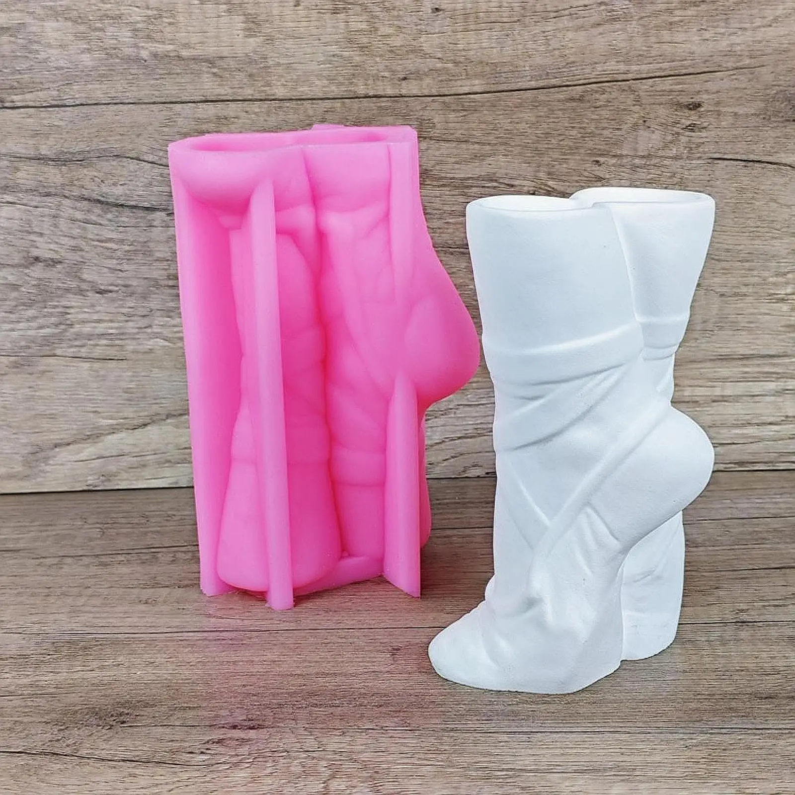 

Silicone Vase Model Crafts Flower Pot Model Creative Versatile DIY Art Shoes Shaped Gift Ornament Decor for Party Living Room