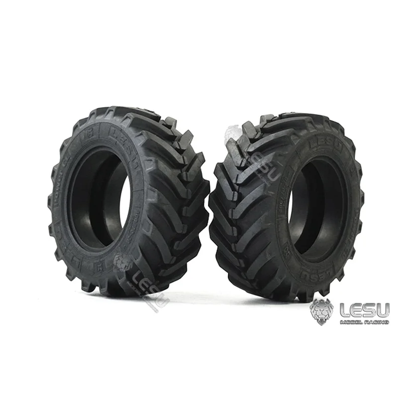 LESU RC Rubber Front Tyres 89mm for 1/14 RC Hydraulic Digger BL71 Backhoe Loader Model Accessories Toys Parts TH22428-SMT3