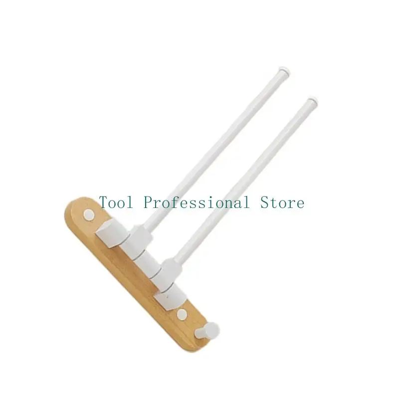 57QF Multiple Rod Towel Elegant Bathroom Towel Metal for Bathroom Organization