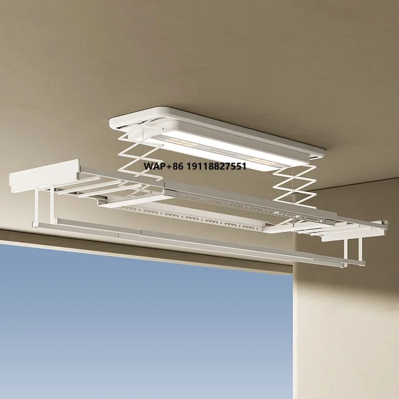 Intelligent Remote Control Lifting Electric Drying Rack for Balcony Telescopic Clothes Hanger