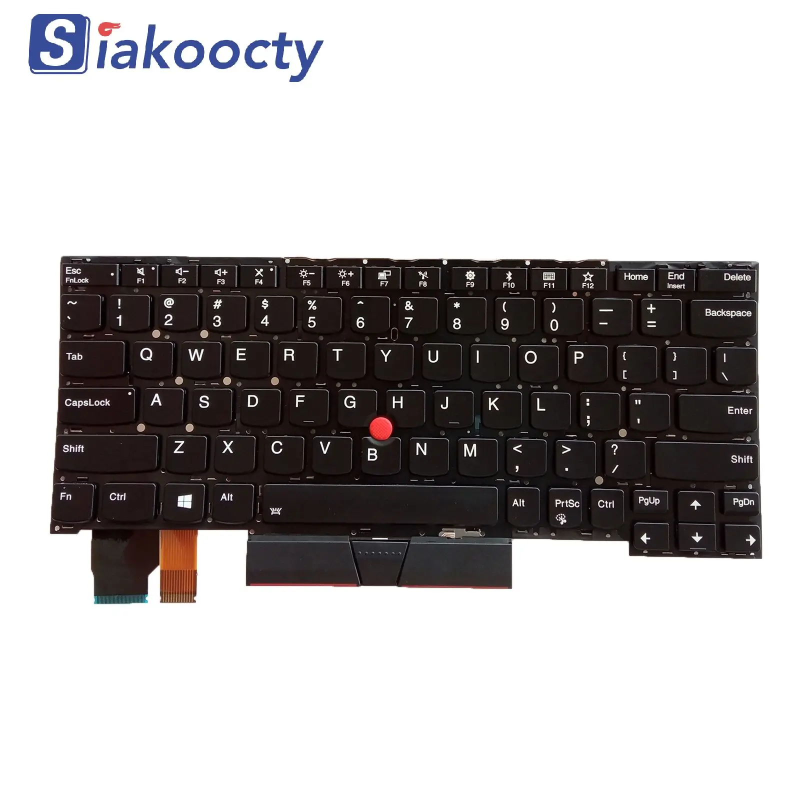 Imagem -03 - Fábrica por Atacado Teclado do Laptop para Lenovo Thinkpad X390 Yoga Keyboard 20nn 20nq Eua Backlit sem Moldura 02hl645