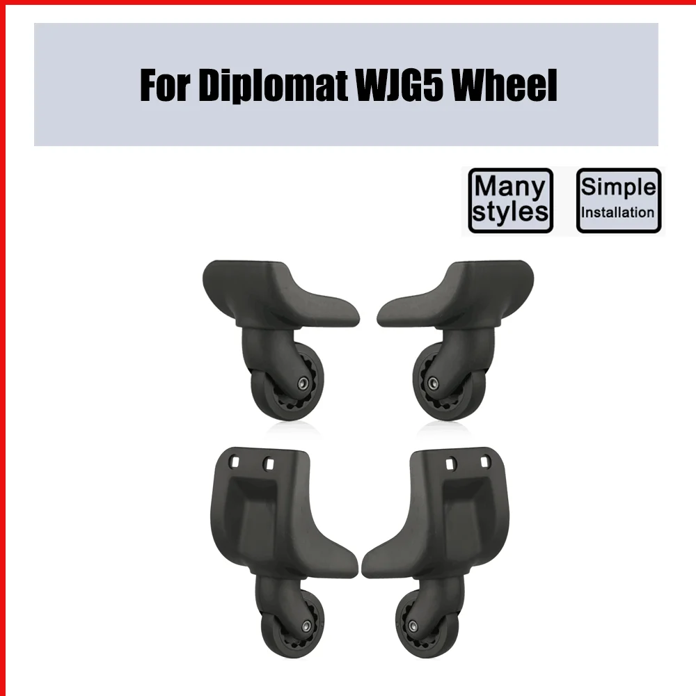 

For Diplomat WJG5 Trolley Case Wheel Pulley Sliding Universal Luggage Wheel Silent Smooth Wear-resistant Accessories Casters