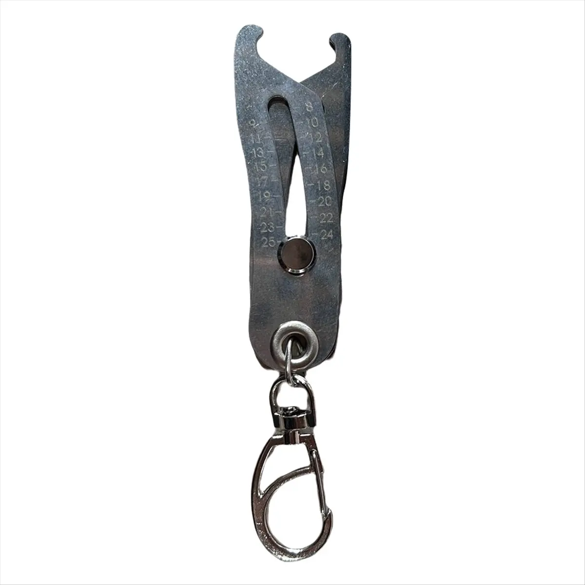 A62Z Portable Precise Thread Size Checker Keychain, Nut & Bolt Thread Size Checker Bolt Size Finder Keychain 3pc