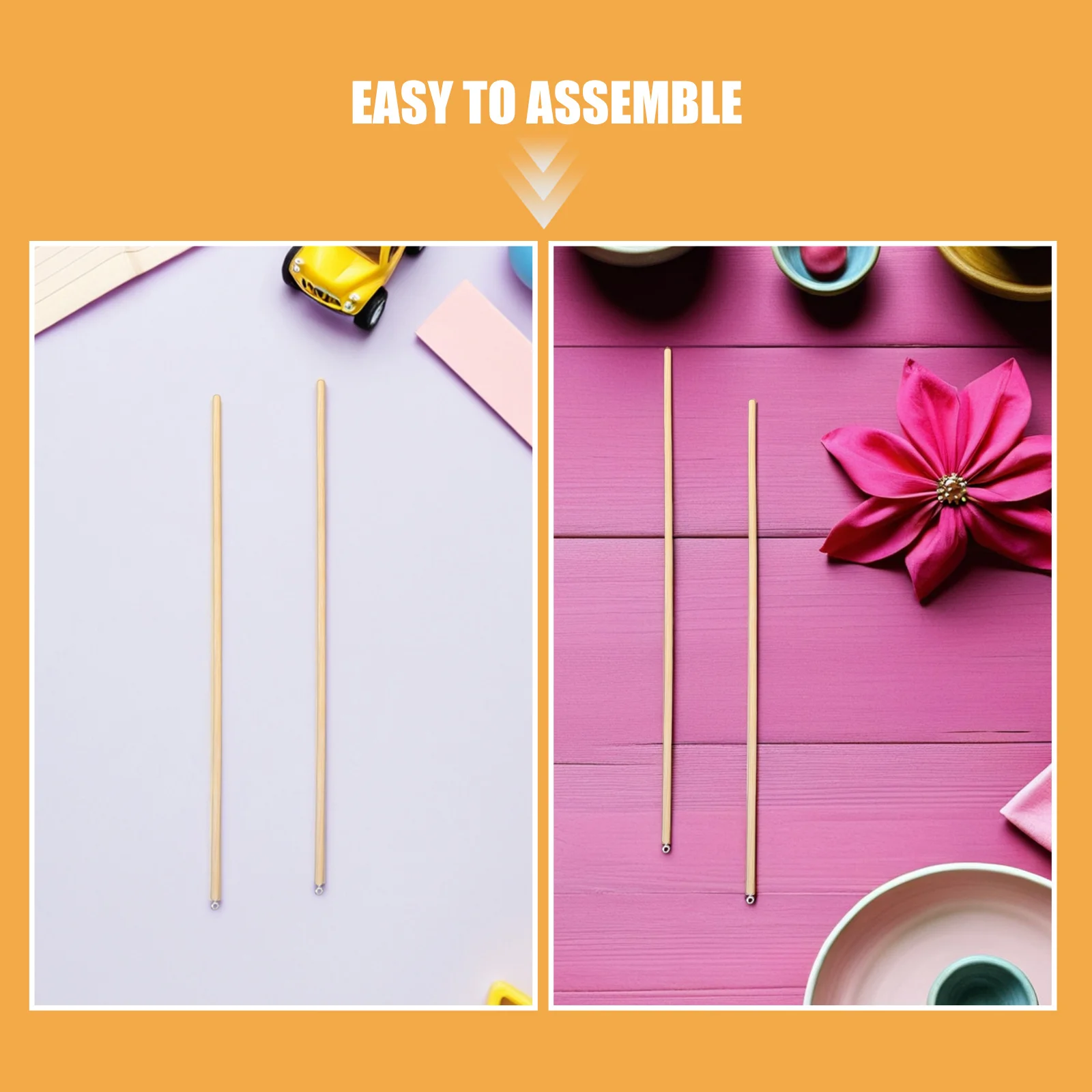 50 قطعة قضبان التحكم في حركة الذراع الصينية الذراع السلس لتقوم بها بنفسك مقابض دمية الظل للأحداث التعليمية الاحتفالية اليد