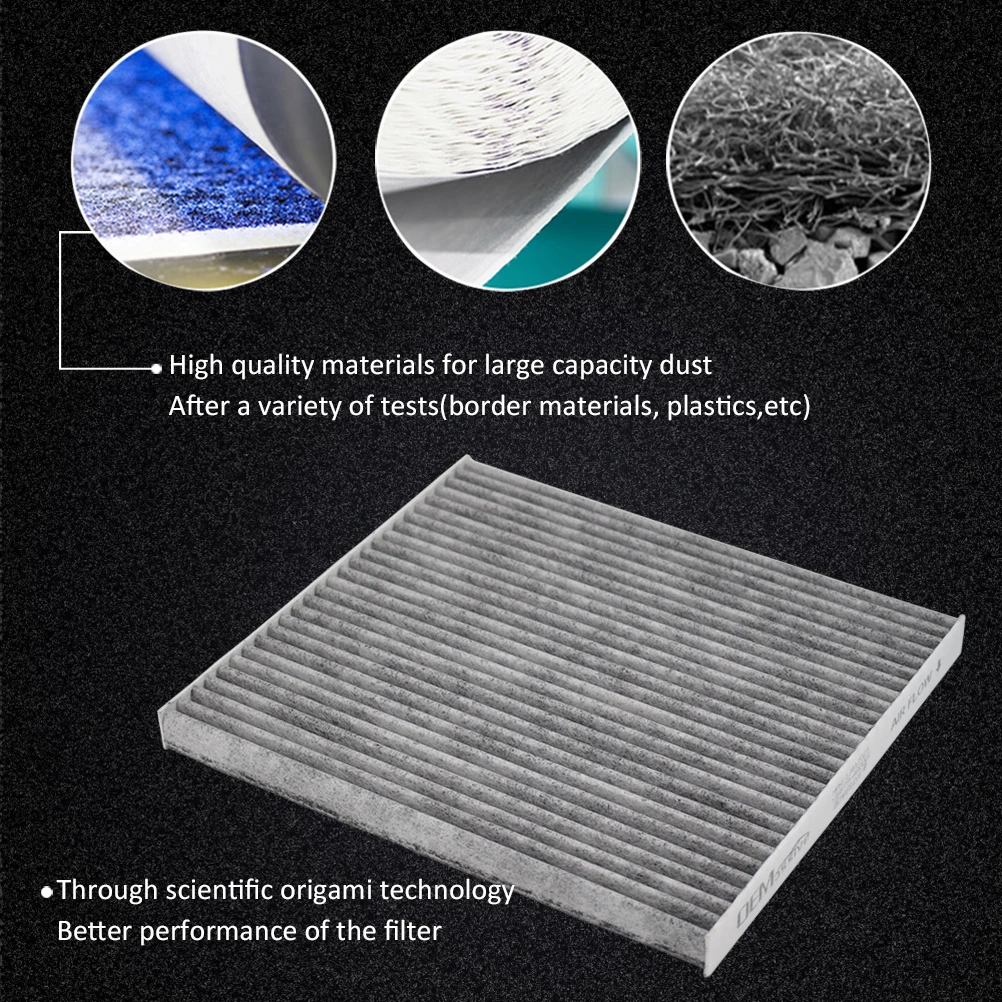 Car Activated Carbon Cabin Air Conditioning Filter For Hyundai Grand Santa Fe Grandeur GH Santa Fe 3 DM Sonata 6 YF 97133-3SAA0