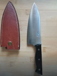 Chopper Knife 3-layer BG42 Aviation Special Steel Chef Cleaver Slicing Handmade Kitchen Knife With Cover Meat And Poultry Tools