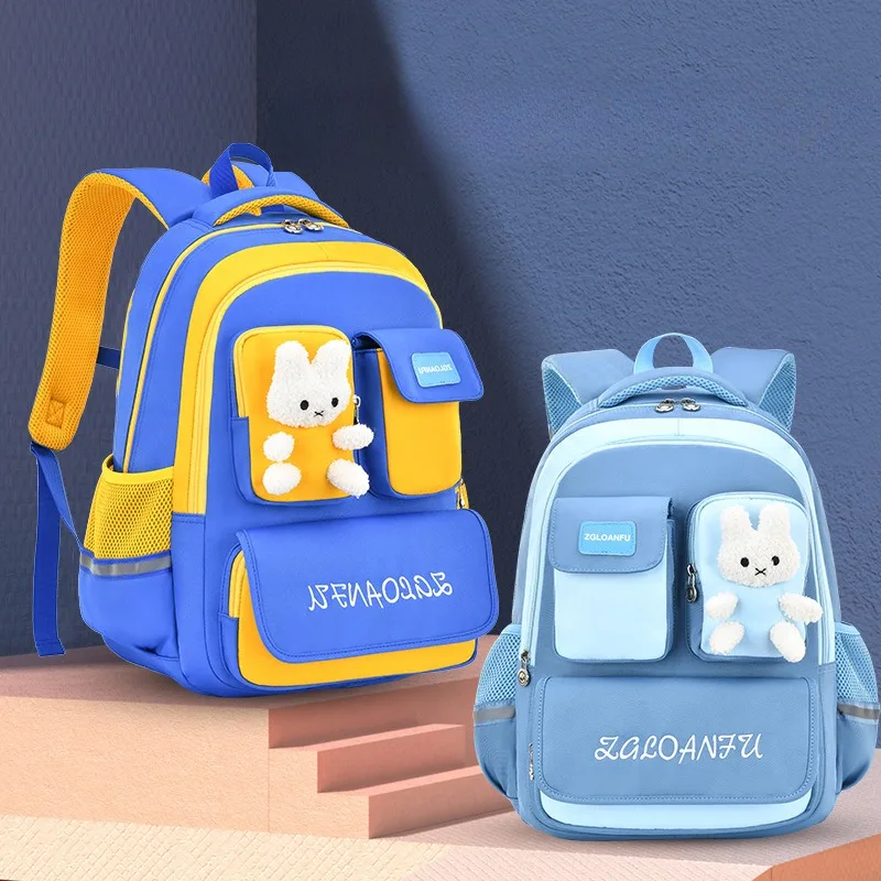 

Primary School Students Schoolbag Cartoon Cute Kids Backpack Boys Girls Shoulders Backpack Lightweight Waterproof Book Bags