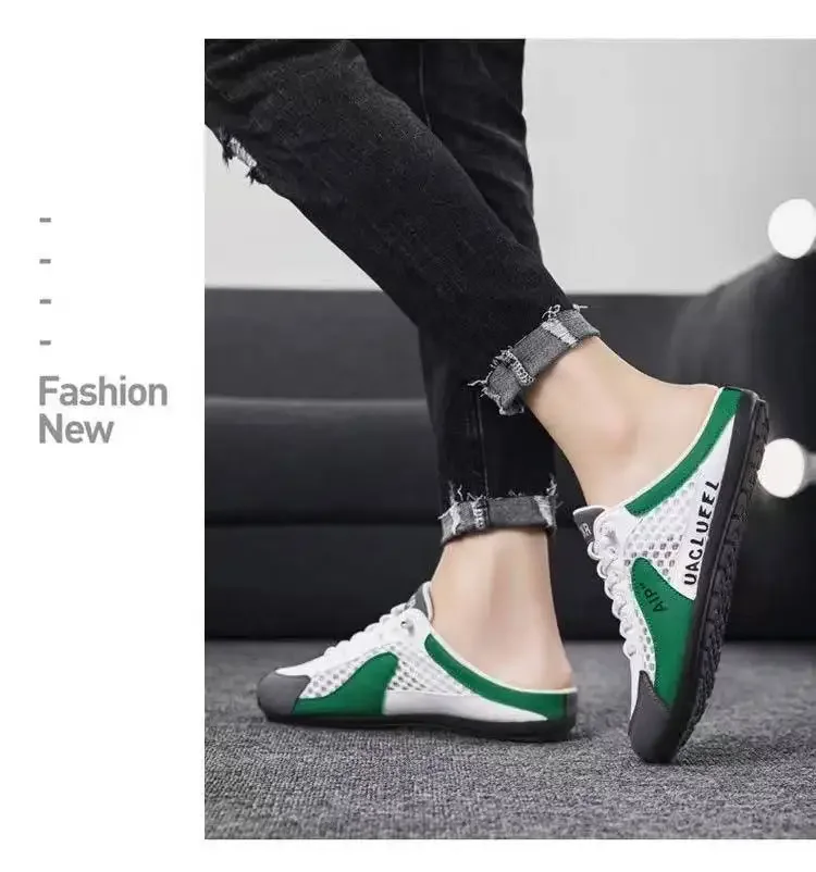 2026 Übergröße 48 Herrenmode Weichsohlen-Halbpantoffeln Trendige Freizeitschuhe Stützschuhe Sneakers Zapatos De Hombre – Detail 4