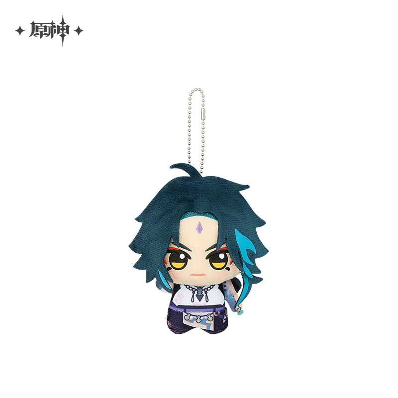 Official Genshin Impact MiHoYo Tartaglia Venti Chibi Gurumi Hangable Soft Doll Cosplay Chain Pendant Bag Ornament Birthday Gift