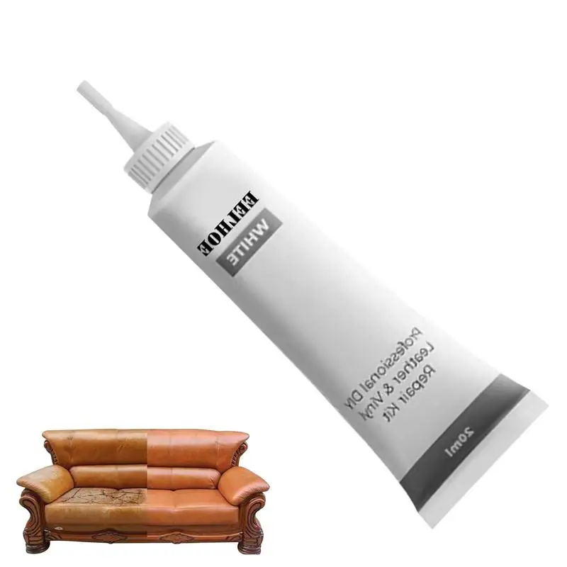 

Vinyl And Leather Repair Compound Leather Color Restorer & Applicator Repair Recolor Renew Leather & Vinyl Sofa Purse 20ml