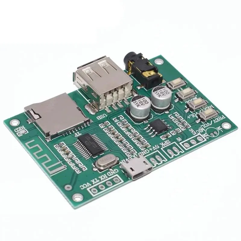 BT201 dual-mode 5.0 Bluetooth receiver module lossless audio amplifier board car speakers DIY headset TF card U disk