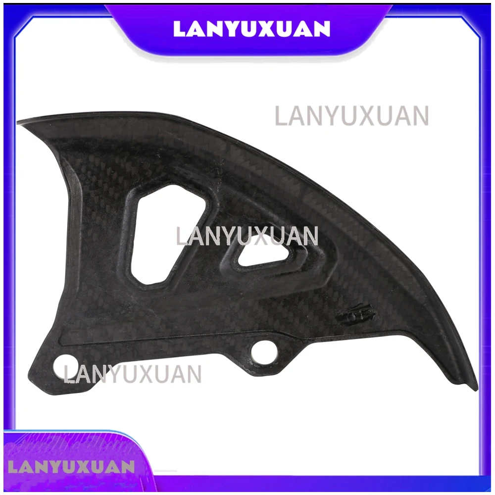 2026 Real Carbon Fiber Motorcycle Rear Brake Disc Guard Protector for CR125R/250R 2002-2007, CRF250R/X 2004-2007, CRF450R 2002-2