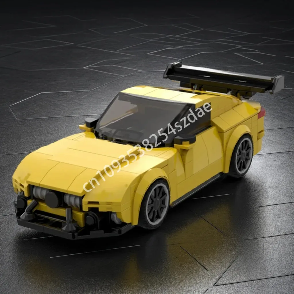 340개 MOC 메르세데스 AMG GT 블랙 시리즈 시티 챔피언즈 슈퍼카 블록 생일 창의적인 크리스마스 장난감 선물