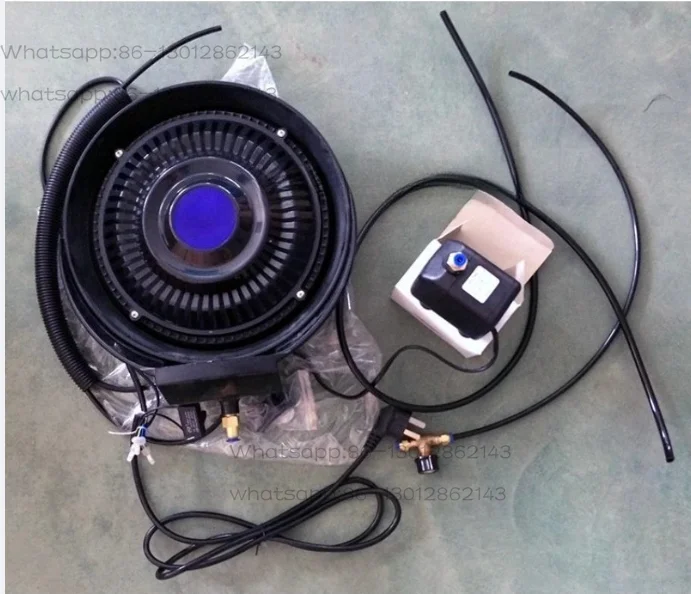Industrial spray electric fan Water mist atomization system Outdoor cooling humidification fan