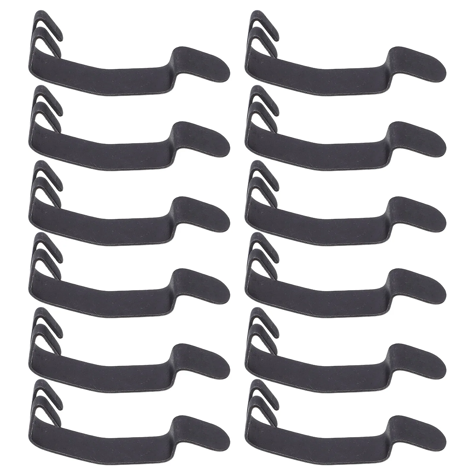 

12Pcs Car Air Filter Housing Clips Metal Retainer Clamp Elastic Spring Clip for Filter Box Cover Replacement Auto Maintenance