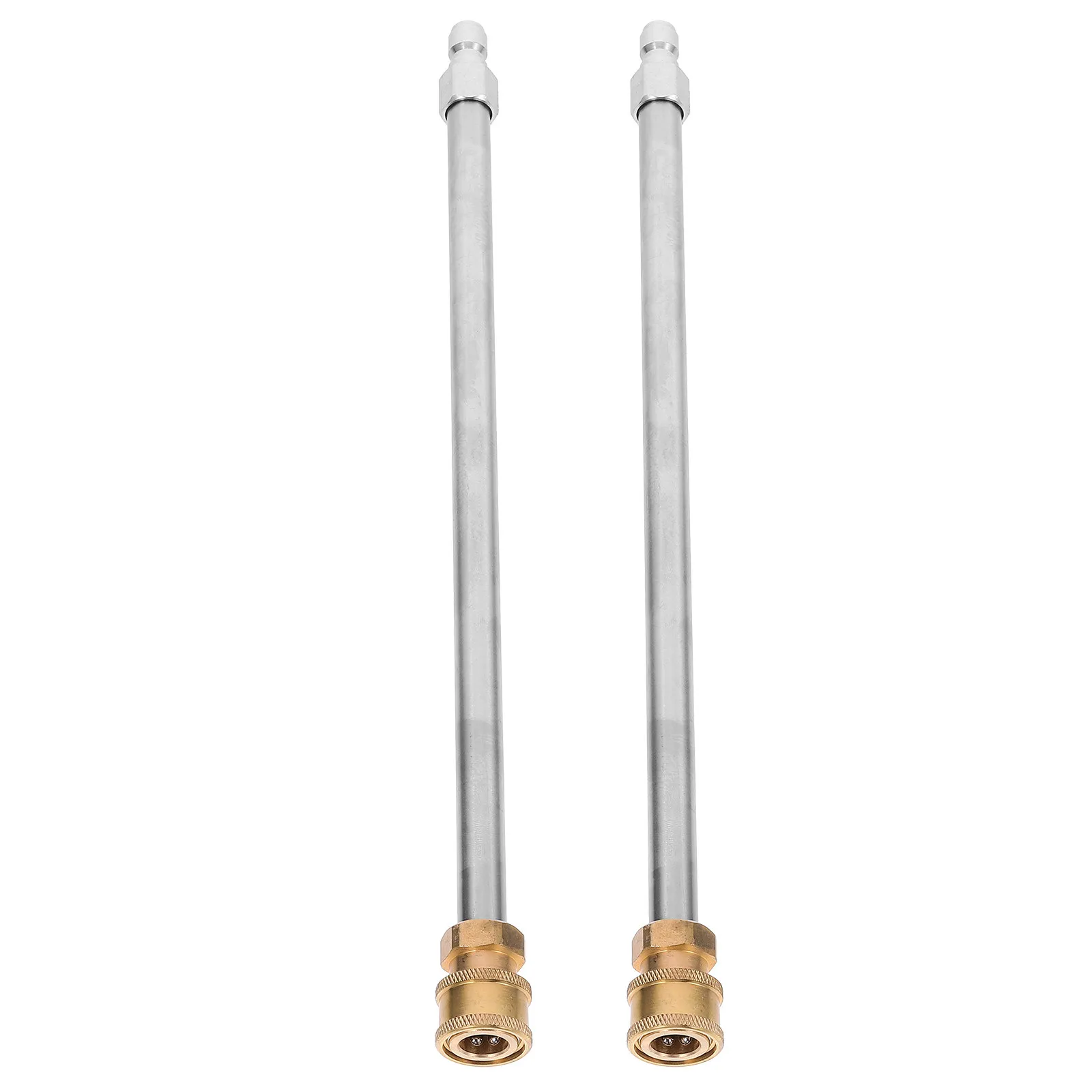 

2 шт. удлинительные насадки для моек высокого давления, сверхпрочные, из нержавеющей стали и меди, совместимые с различными моделями