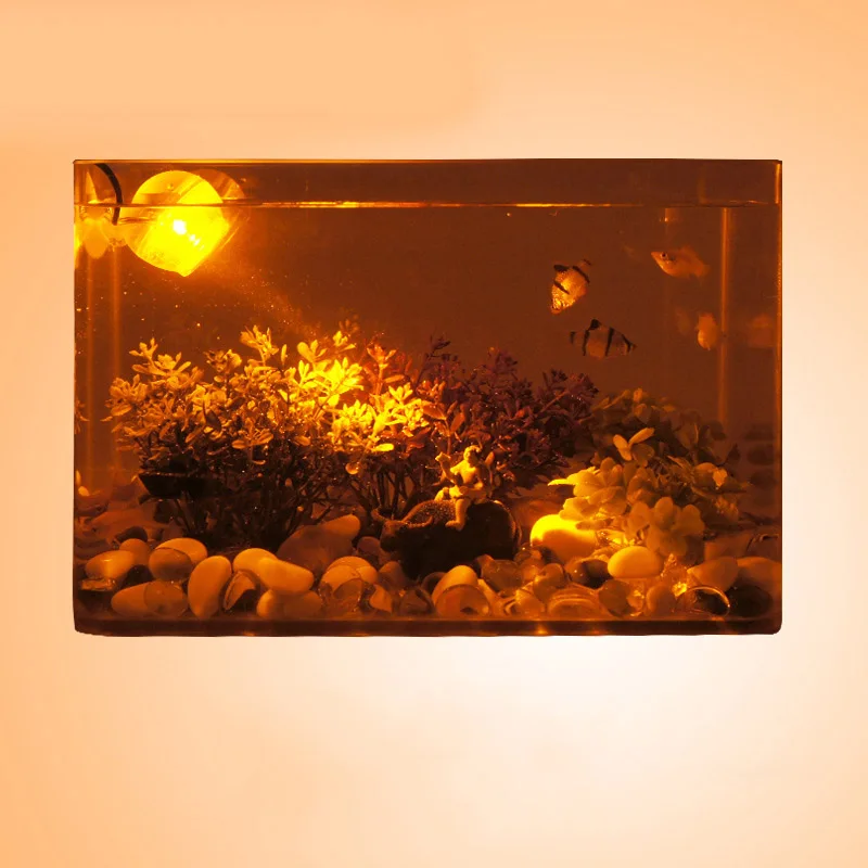 Fish Tank Led Spotlight Submersible Lights Ornamental Tropical Fish Lighting Mini Colorful Waterproof Night Lights Spotlights