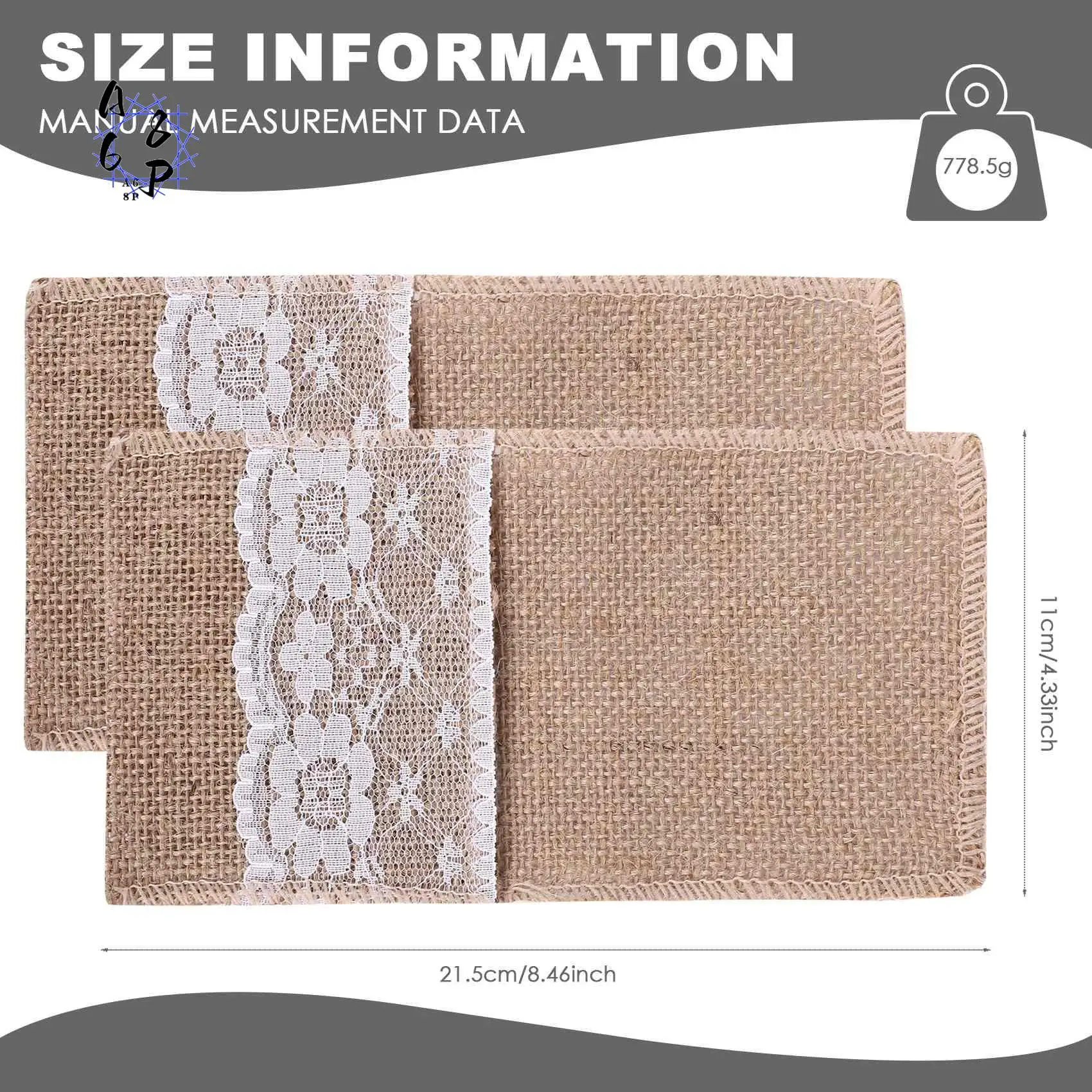 

A68P-75 шт., кружевная сумка для столовых приборов из мешковины, деревенская свадебная посуда, держатель для ножей, вилок, сумка, гессианские джутовые аксессуары для украшения стола