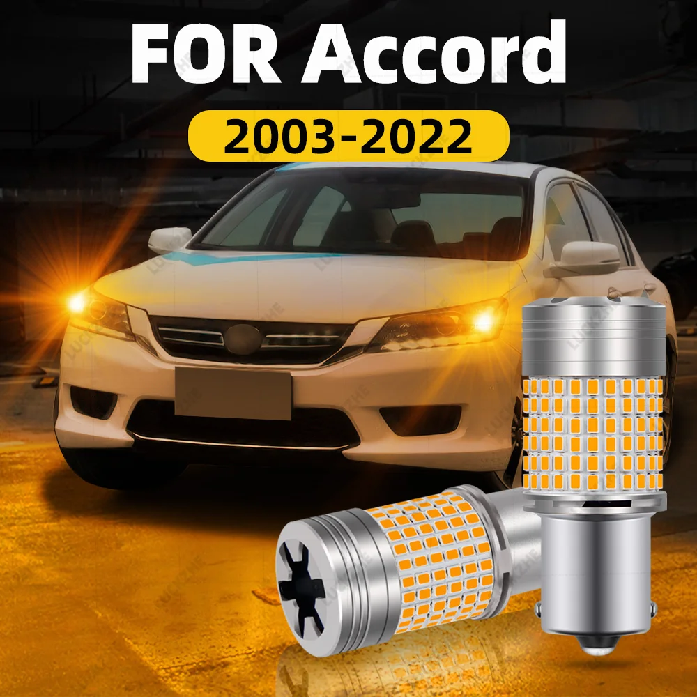 

Amber Indicator Bulbs Turn Signal LED Lights For Honda Accord 8th 9th 7th 10th Gen 2012-2015 2016 2017 2018 2019-2022 2003-2008