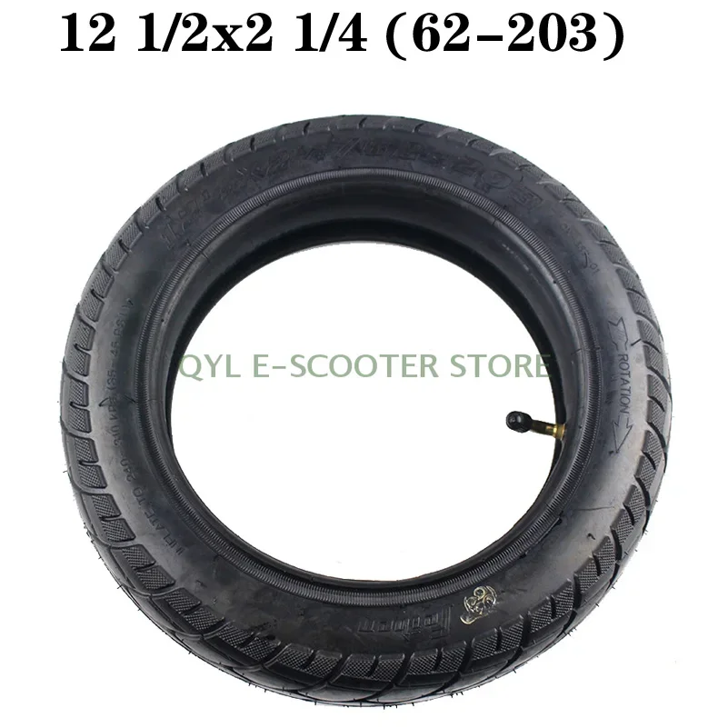 12 inch Tire  1/2 X 2 1/4 ( 62-203 ) fits Many Gas Electric Scooters and e-Bike  1/2X2   tyre & inner tube