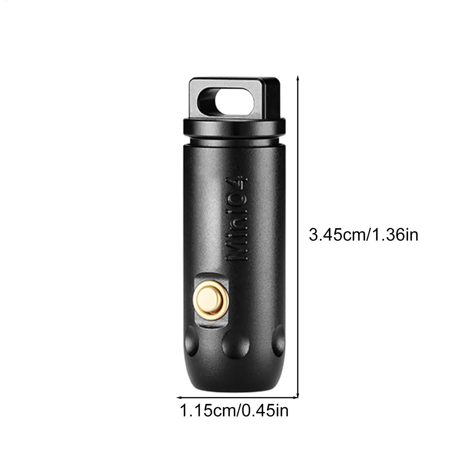 Compact Flashlight Hiking Torch With Hat Clip 4-Mode Small Bright Waterproof Flashlight For Running Camping Repairing Cycling