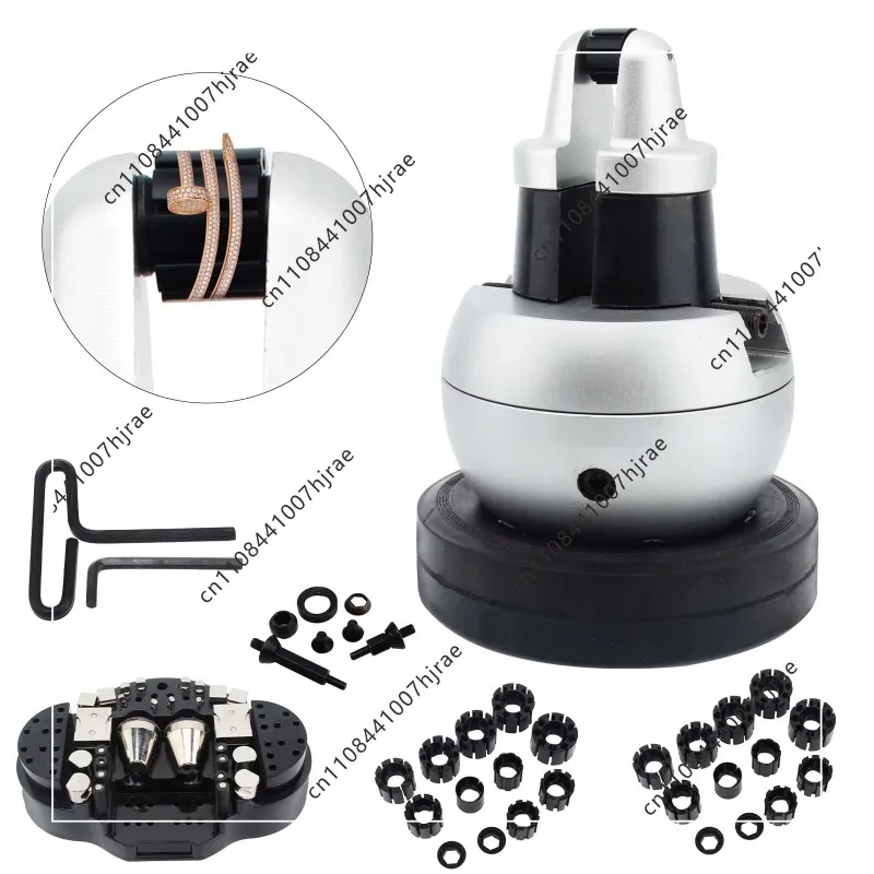 5 Inch Universal Ball Vise 360° Rotatable Engraving Setting Block With Standard Accessor Kit Jewelry Gem Ring Inlay Carving Tool
