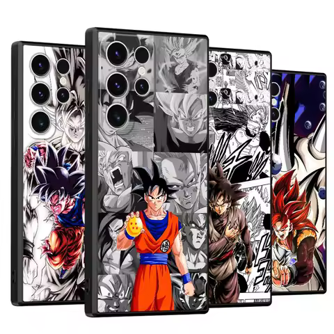 Dragons Balls Case for Samsung Galaxy S23 FE S24Ultra S21+ S24 S25 Ultra S20 FE S21 S22 Plus Soft Shell