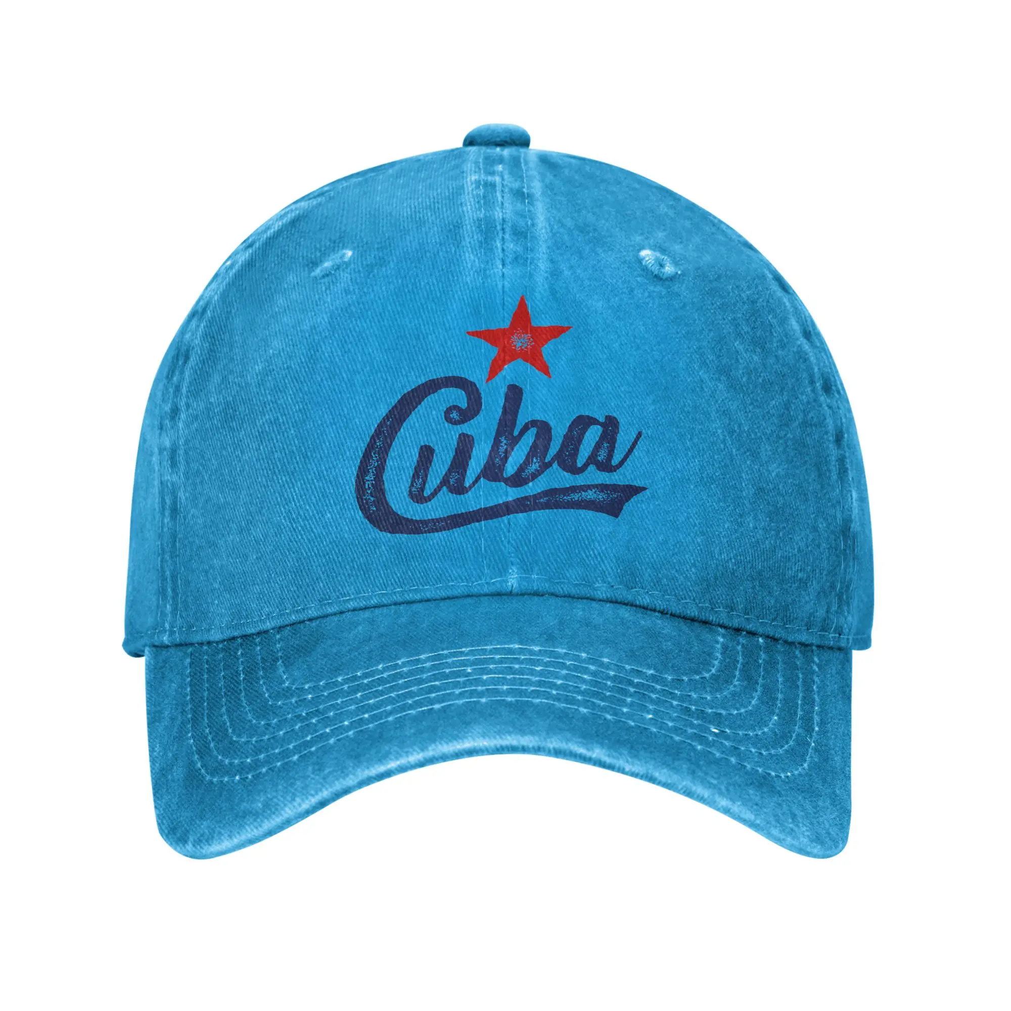 

Make Cuba Great Again Washed Baseball Cap y2k Cool Sun Trucker Hat Spring Unisex Men Tennis Skate Baseball Caps