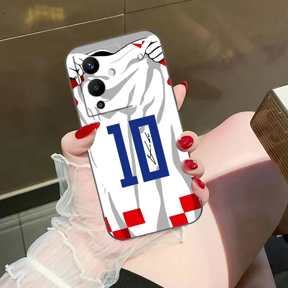 Football Team Jersey 7 10 9 Phone Case For Infinix ZERO TECNO CAMON SPARK 20 30 30S 40 POVA 5 6 7 POP SMAR 8 9 10 DIY Case Cover
