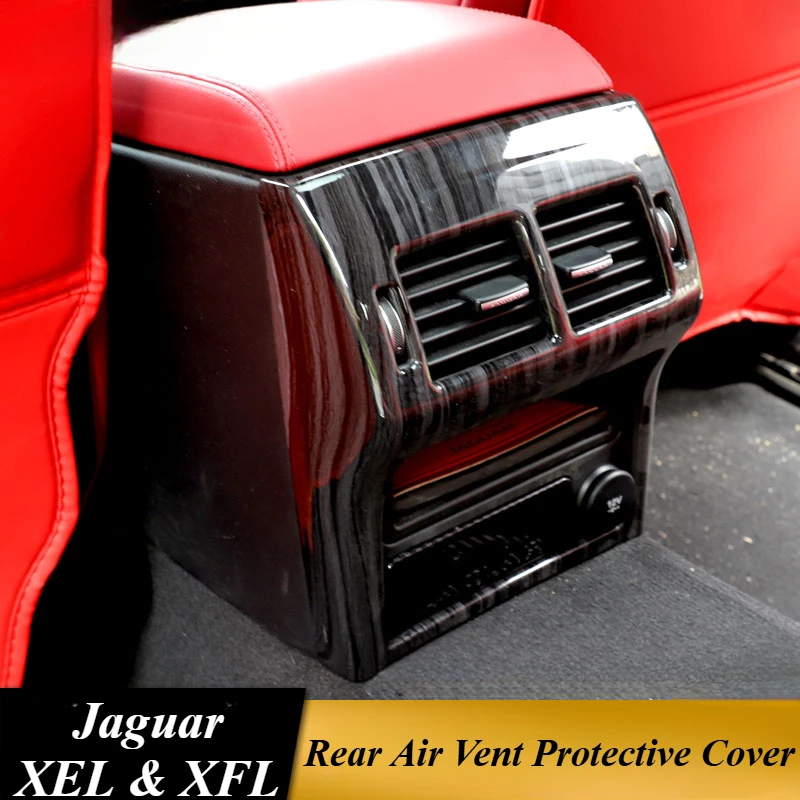 For Jaguar F-PACE modified XELXFL with anti kick cover for exhaust vents, armrest box decorative frame protective cover