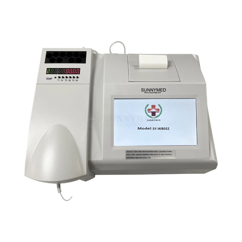SY-WB032 Veterinary Equipment Portable Semi Auto Chemistry Analyzer Touch Screen Biochemistry Analyzer Price