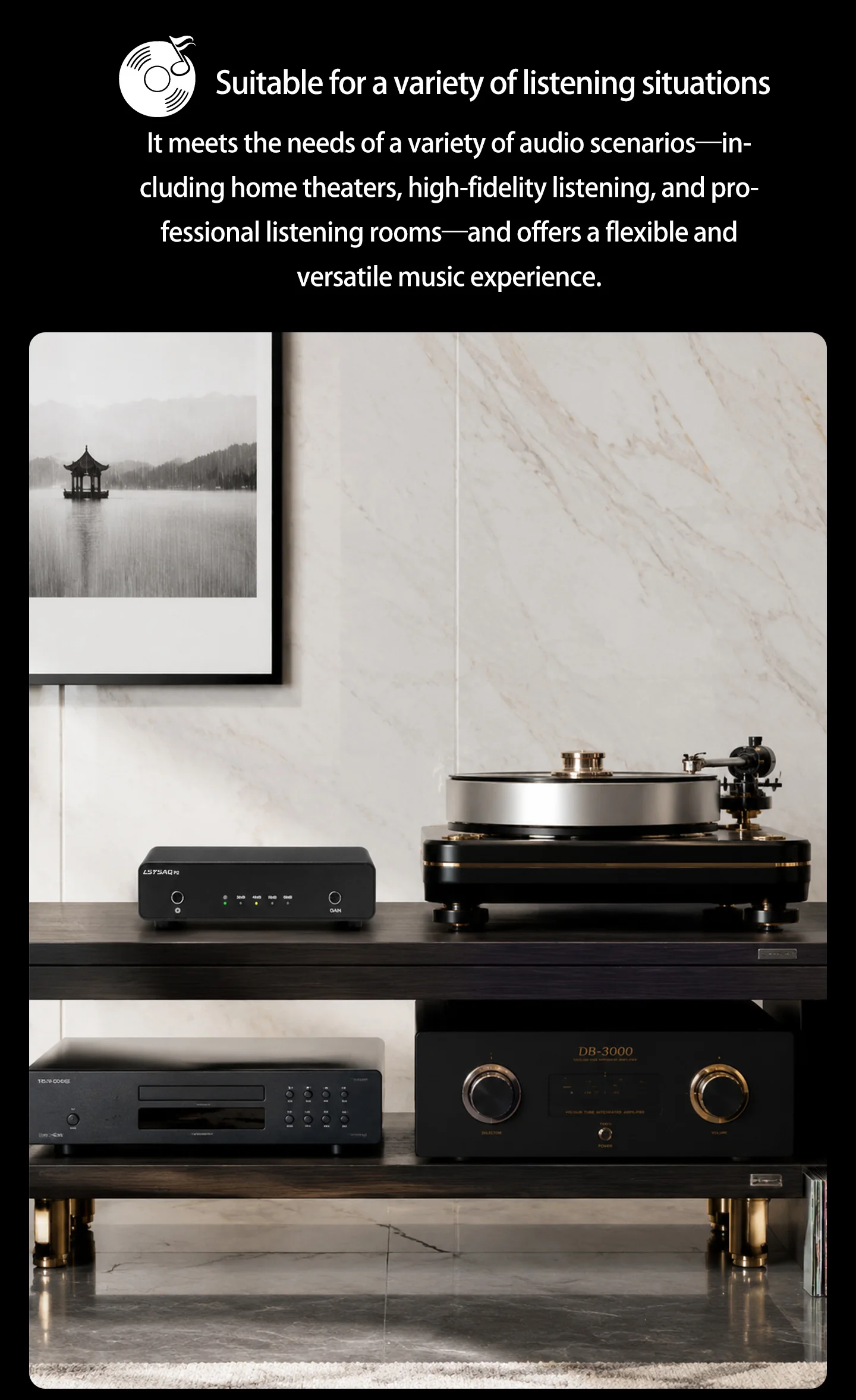 LSYSAQ P2 Phono-Vorverstärker MM MC Hi-Fi Plattenspieler-Vorverstärker RIAA-Equalisierung 4-Stufen-Verstärkung NE5532 LME49720 für Vinyl-Plattenspieler – Detail 15