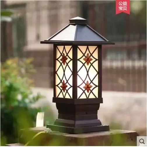 Garden pillar light wall lamp headlight landscape garden decorative lights