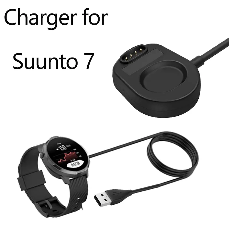 Für Suunto 7, GPS-Sportuhr, USB-Ladegerät, Smartwatch-Ladekabel, Schnellladegerät, Ersatz-Ladegerät