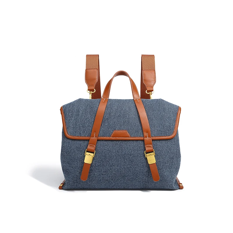 Grote Draagtas Voor Dames Slijtvast Canvas Met Pu Lederen Schoudertas 2024 Zomer Populaire Crossbodytas