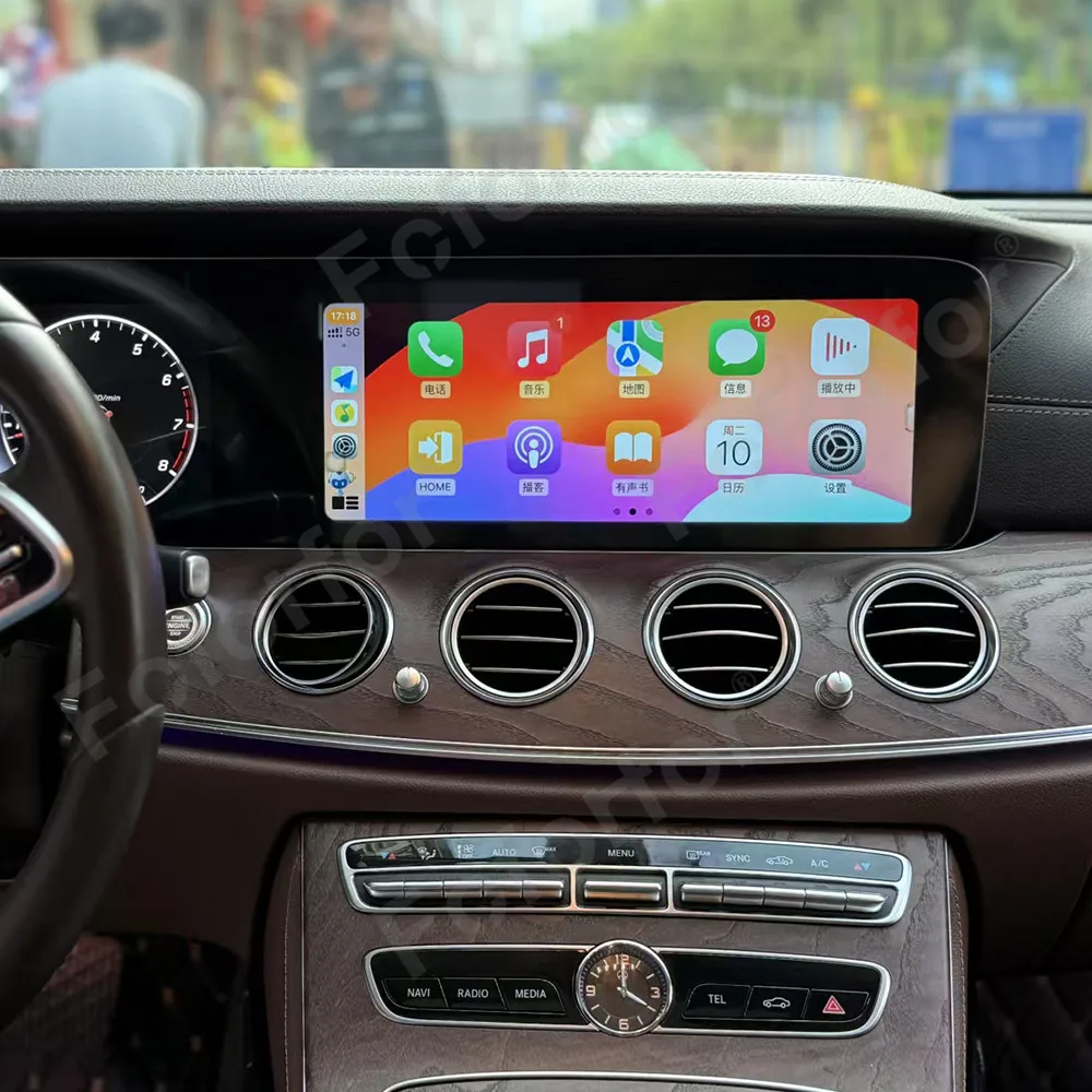 Dual 12.3 Inch HD Screen Android 13.0 For Mercedes Benz E Class 2017-2023 W213 Car Radio GPS CarPlay Multimedia Player Head Unit